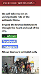 Mobile Screenshot of freebiketoursrome.com